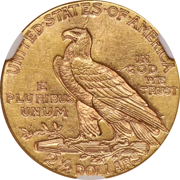 1909, 1912, and 1914-D, all NGC MS-61