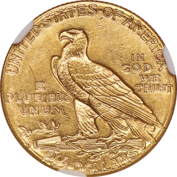 1909, 1912, and 1914-D, all NGC MS-61