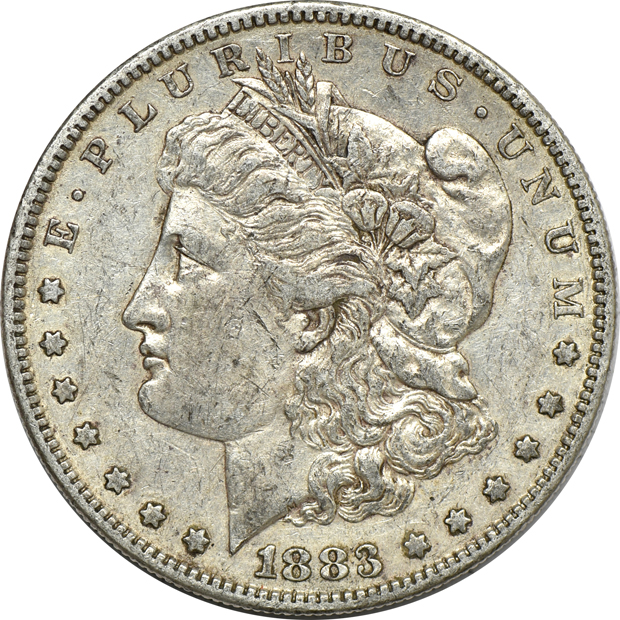 Twenty 1883-S, VF/XF