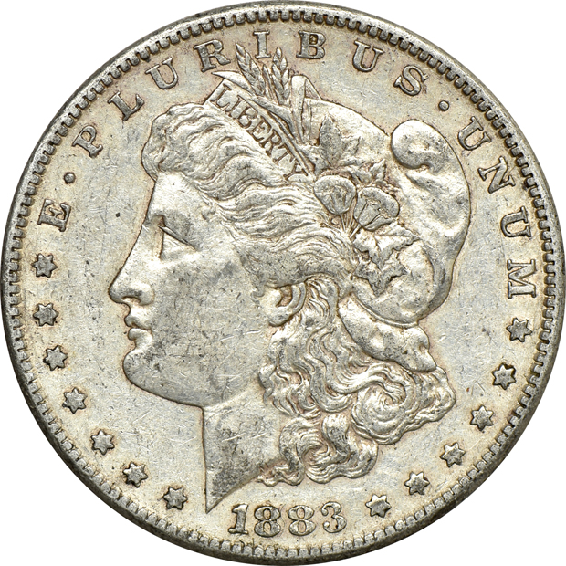 Twenty 1883-S, VF/XF