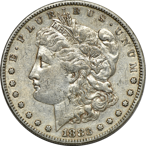 Twenty 1883-S, VF/XF