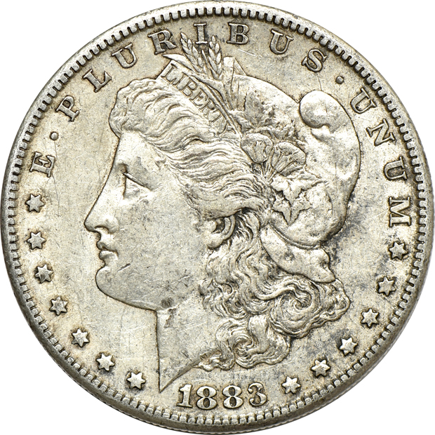 Twenty 1883-S, VF/XF
