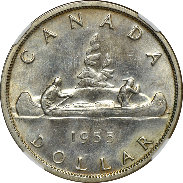 Multiple - 1860 Firenze Italy Lira XF-40, 1863 Germany Taler MS-65, and a 1955 Canada silver dollar Arnprior MS-62, all NGC