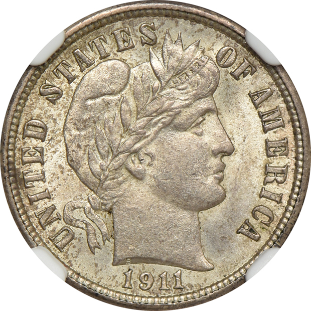 1903-S PCGS VF-35, plus a 1911 NGC MS-64