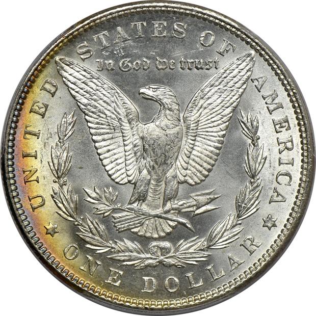 1884-O MS-66, and an 1887 MS-66+, both PCGS