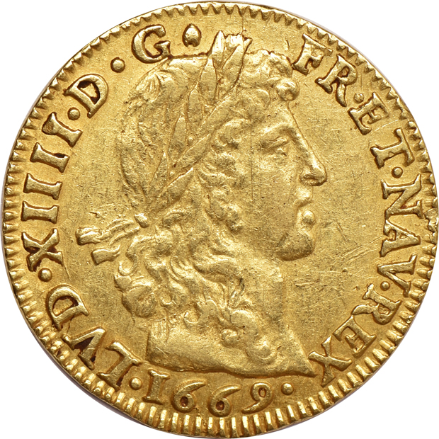 France - 1669 Louis D'or, 1817-A 20 franc, and an 1830-A 40 franc, all AU