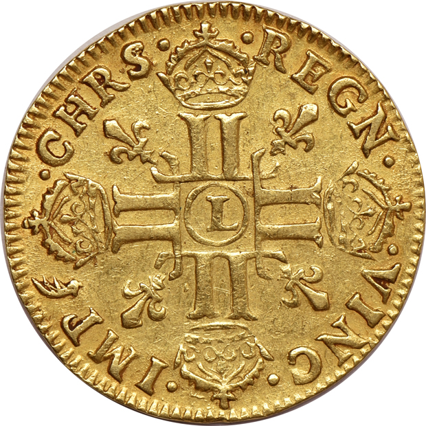 France - 1669 Louis D'or, 1817-A 20 franc, and an 1830-A 40 franc, all AU