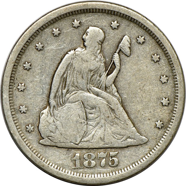 Four 19th century U.S. type coins, as described