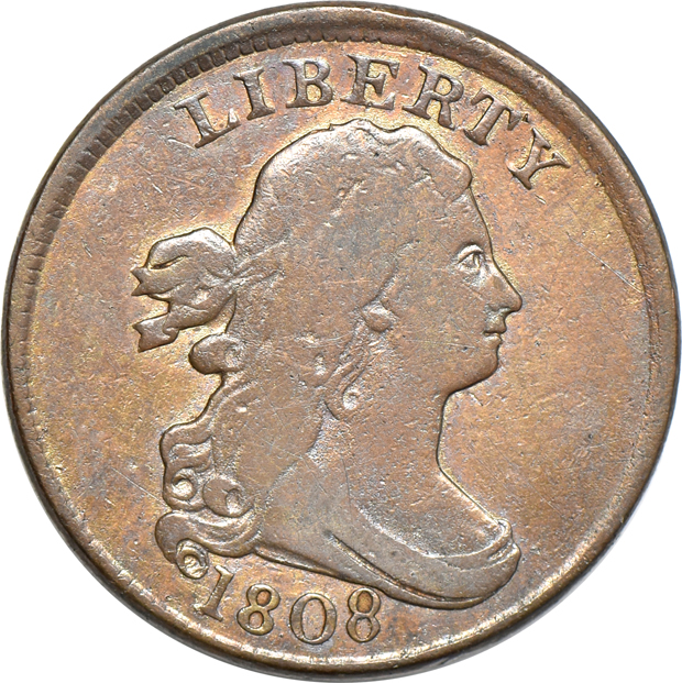 Four 19th century U.S. type coins, as described
