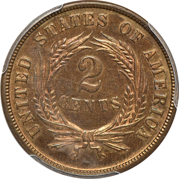 1869 PCGS PR-64RB