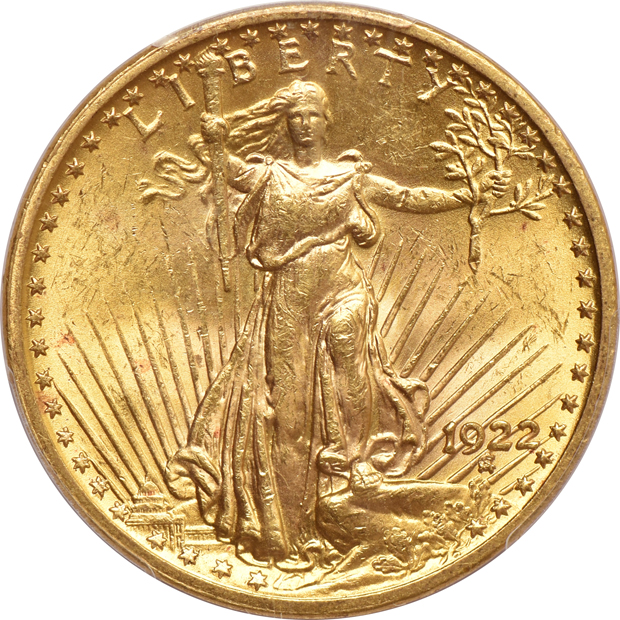 1910 and 1922, both PCGS MS-63