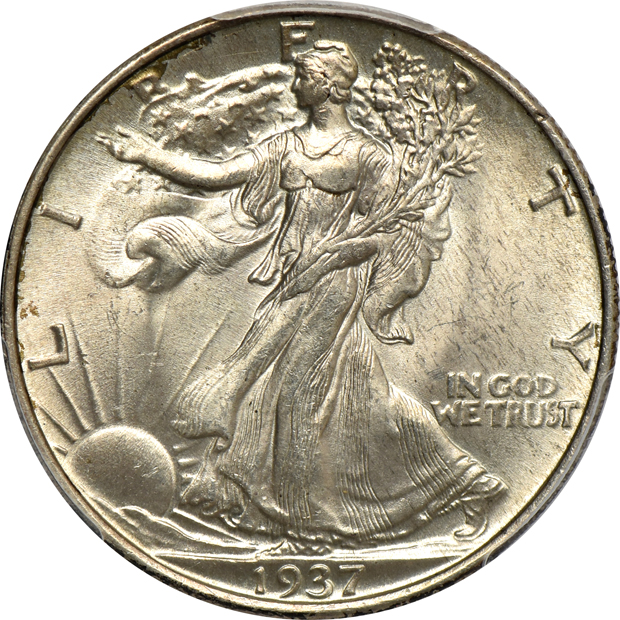 1937 PCGS MS-65, 1944-S MS-65+, and a 1946-D MS-66+