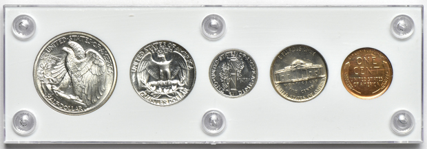 1942 Proof Set in a Capital Plastics holder