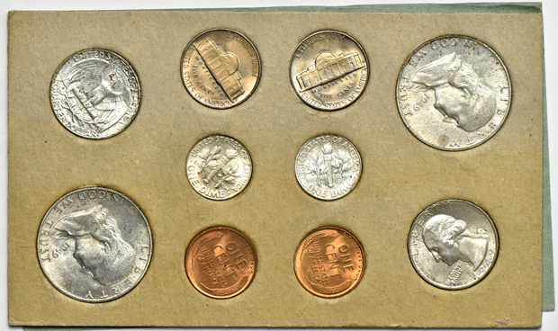 1947, 1949, and 1958 Mint Sets