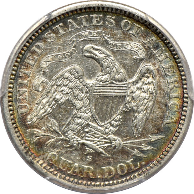 1872-S PCGS XF-45