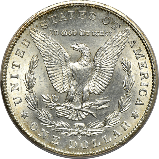1900-S MS-63 and a 1902-S MS-62, both PCGS