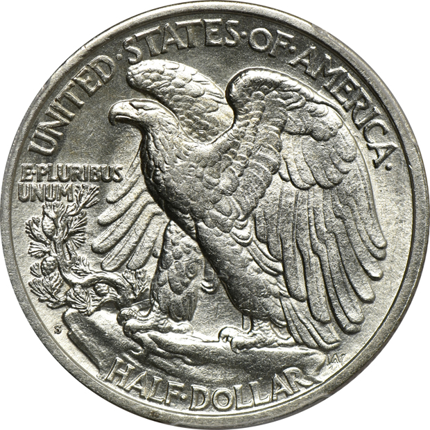 1917-S Reverse PCGS AU-58