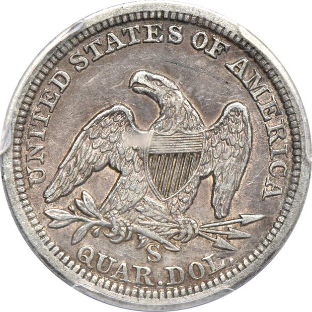 1856-S Large/Small S PCGS VF-35 CAC