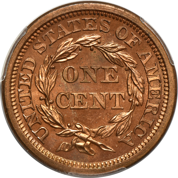 1855 Slanted 55 PCGS PR-64RD