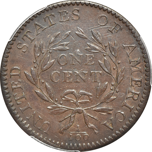 1796 S-112 Reverse of 1794 PCGS AU-55