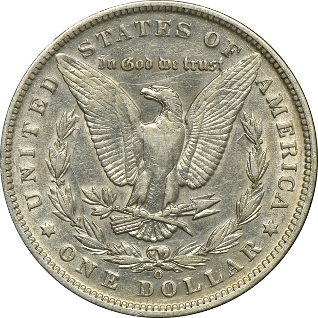 Ten VAM silver dollars