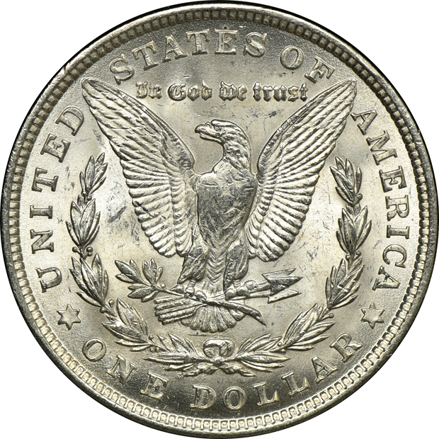 Ten VAM silver dollars