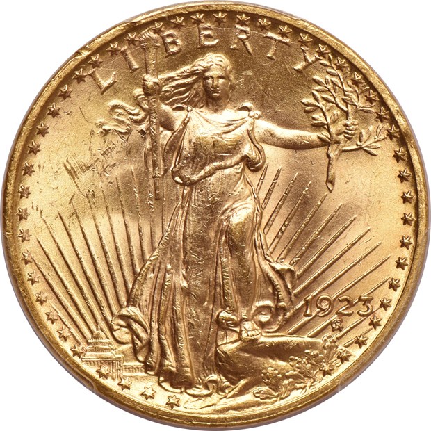 1908 No Motto and 1923, both PCGS MS-64