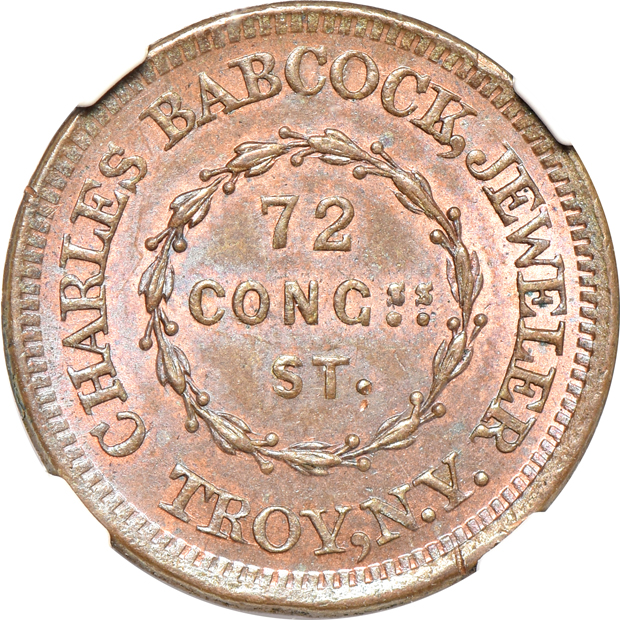 Six certified Civil War tokens