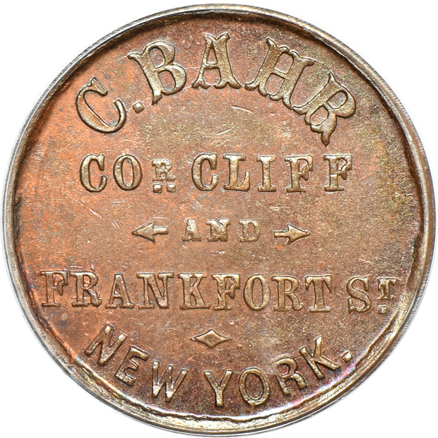 Six certified Civil War tokens