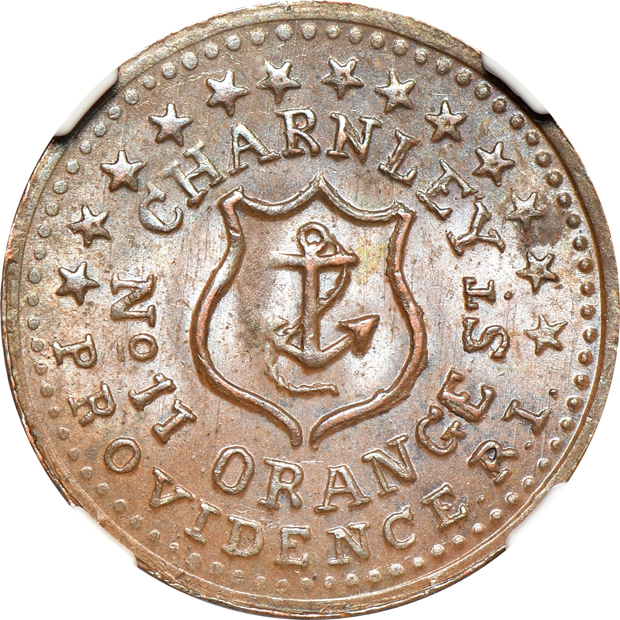 Six certified Civil War tokens
