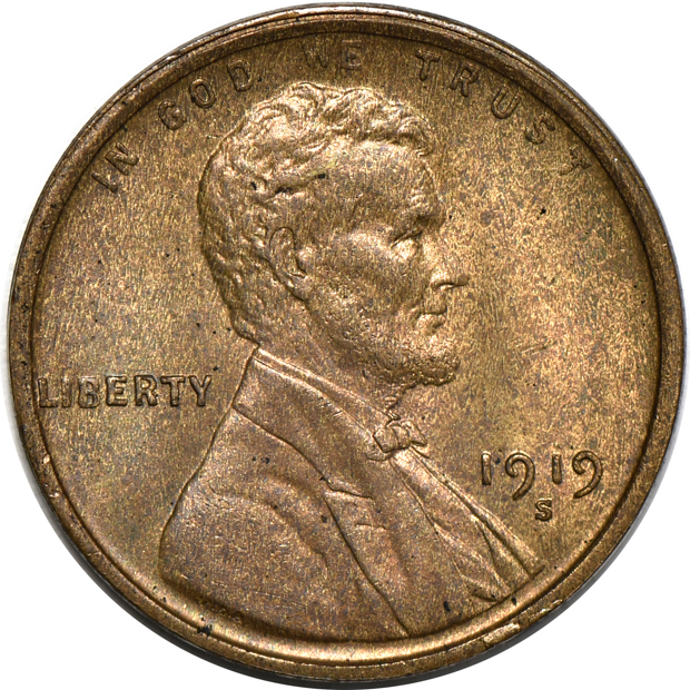 Eleven Lincoln cents