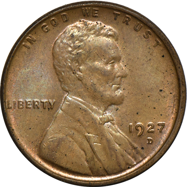 Eleven Lincoln cents