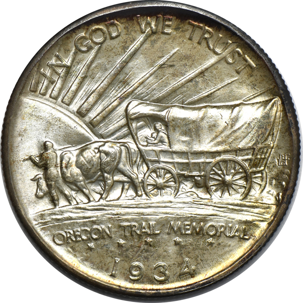 Seven Silver Commemorative half-dollars