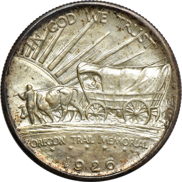 Seven Silver Commemorative half-dollars