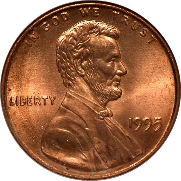 Four 1995 Doubled Die Obverse NGC MS-67