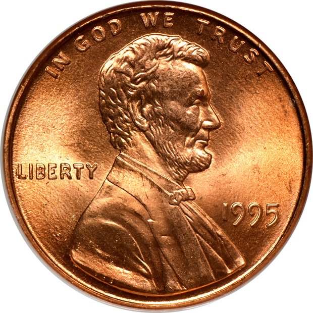 Four 1995 Doubled Die Obverse NGC MS-67