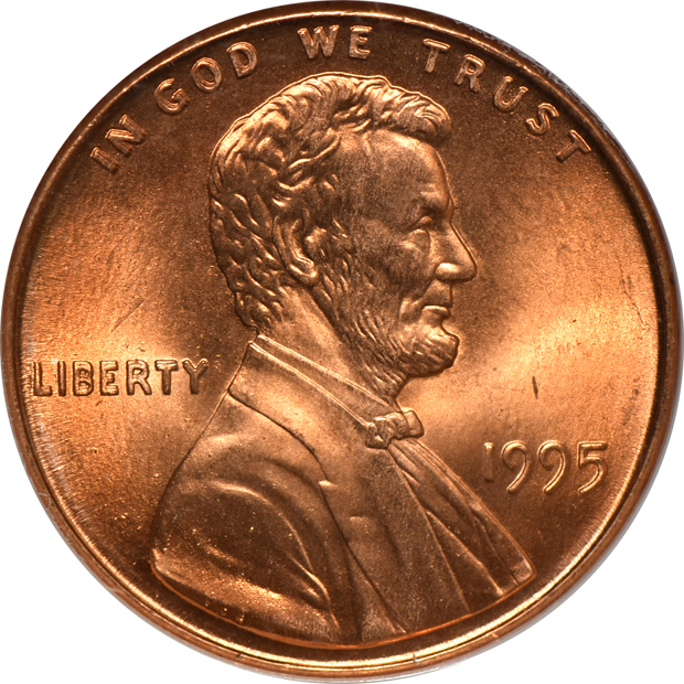 Four 1995 Doubled Die Obverse NGC MS-67