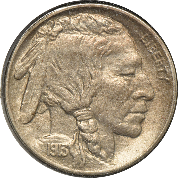 Twenty collector date/grade Buffalo nickels.