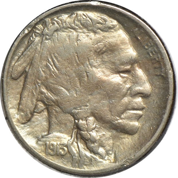 Twenty collector date/grade Buffalo nickels.