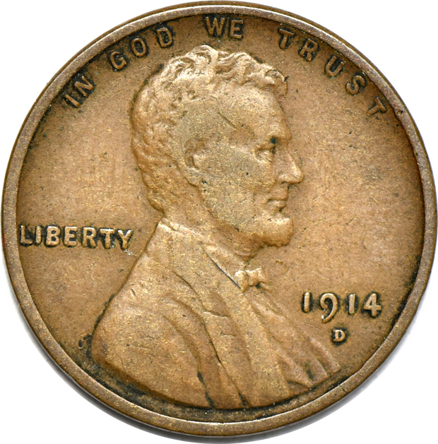 Nine Lincoln cents