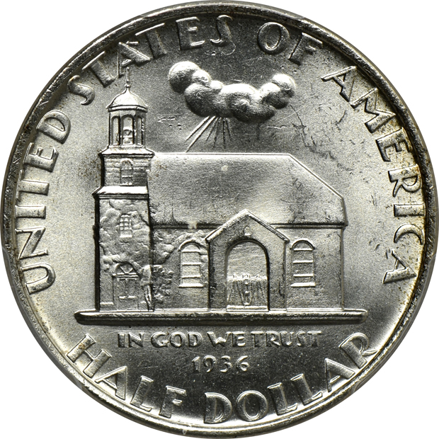 Six certified Silver Commemorative half-dollars