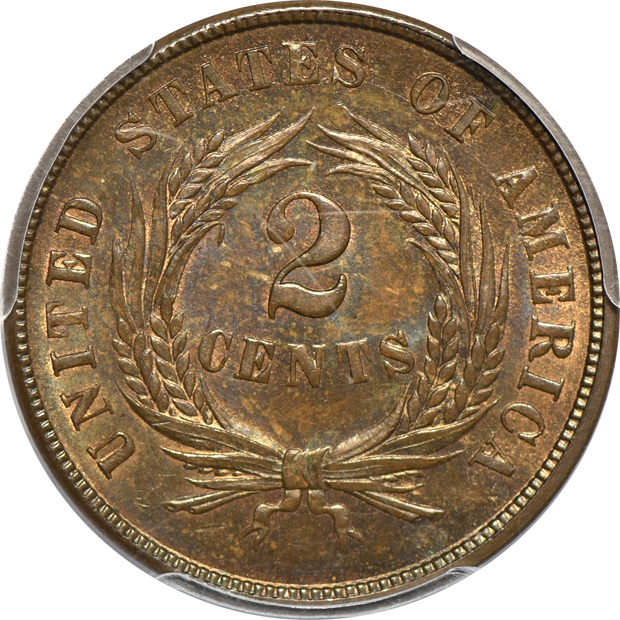1864 Small Motto PCGS MS-65BN CAC