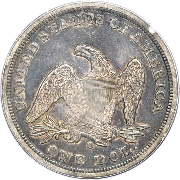 1859-O PCGS XF-45, 1871 PXGS XF-40, plus an 1878-S Trade dollar ANACS XF-45