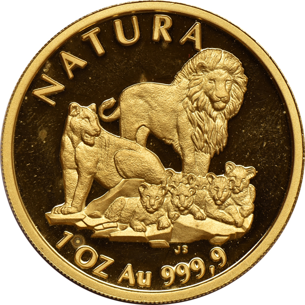 South Africa - 1994 Natura Series 1oz gold - Tiger