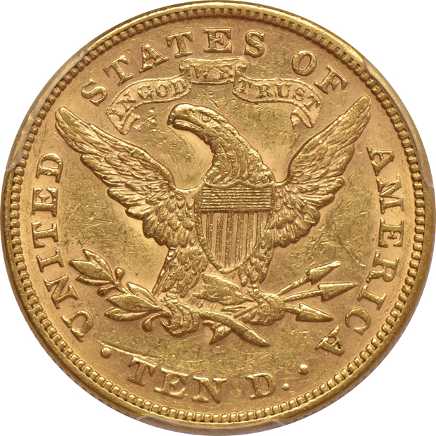 1874 PCGS AU-53
