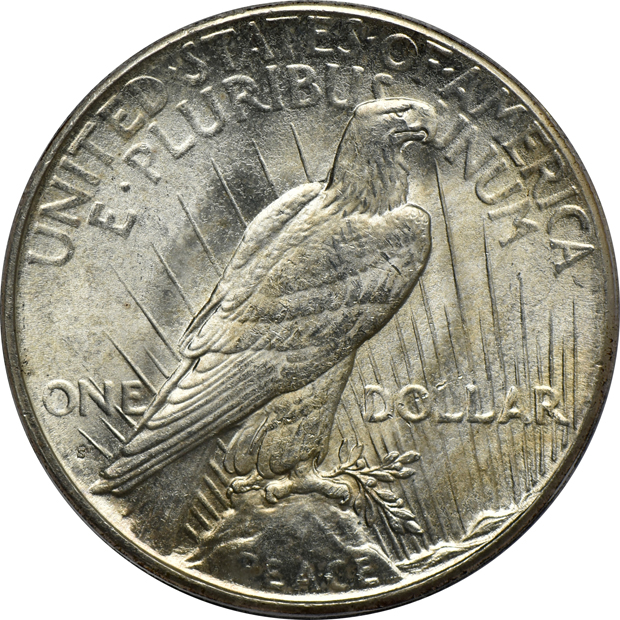 1925-S MS-64, 1927 MS-63, and a 1934 MS-64, all PCGS
