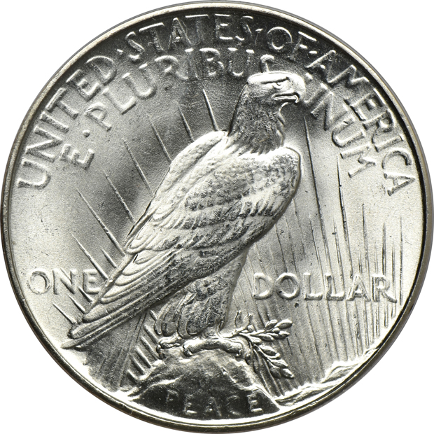 1925-S MS-64, 1927 MS-63, and a 1934 MS-64, all PCGS