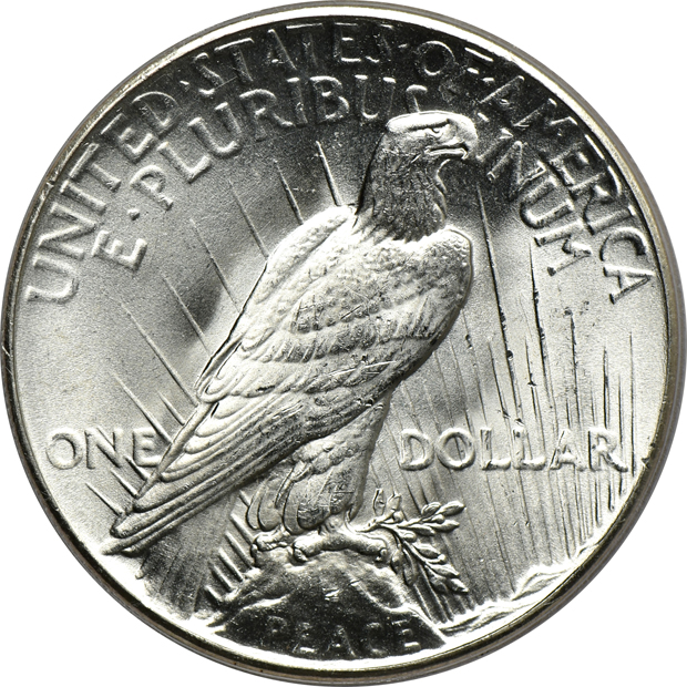 1925-S MS-64, 1927 MS-63, and a 1934 MS-64, all PCGS