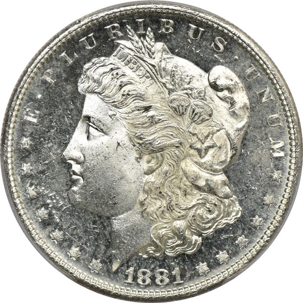 Six 1881-S PCGS MS-64PL