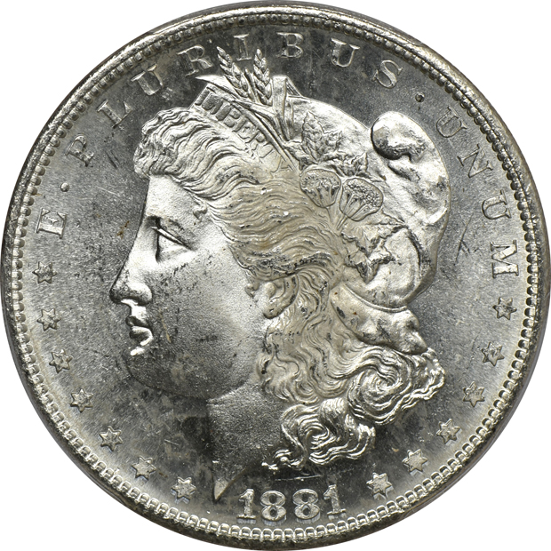 Six 1881-S PCGS MS-65